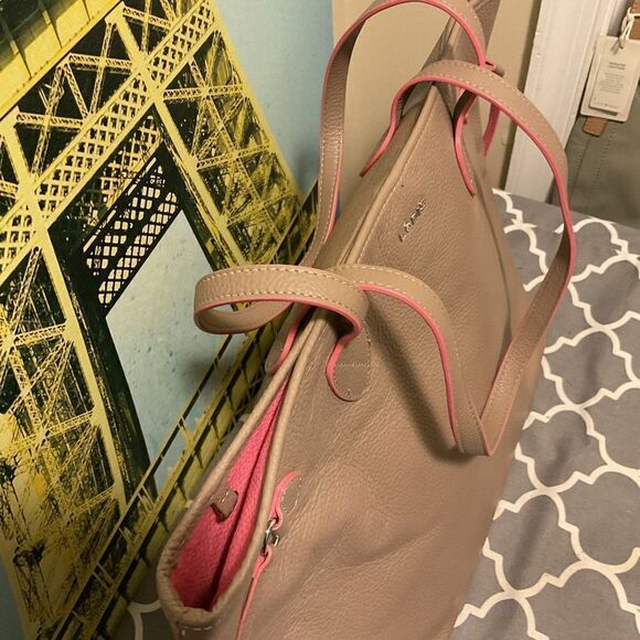 Lodis peppled leather bag tote - Picture 5 of 10